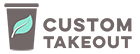 Custom Takeout – Home of the Low Minimums Logo